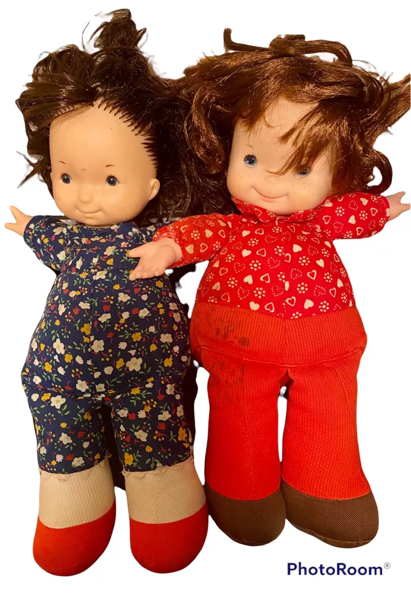 Fisher Price Vintage 1973 Toys Lapsitter JENNY DOLL 201 Lot Of 2