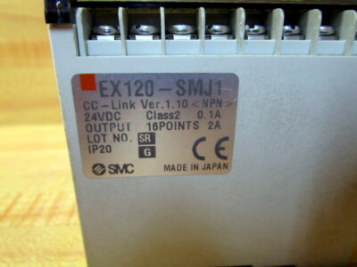 SMC EX120-SMJ1 Serial Interface Unit EX120SMJ1 | eBay