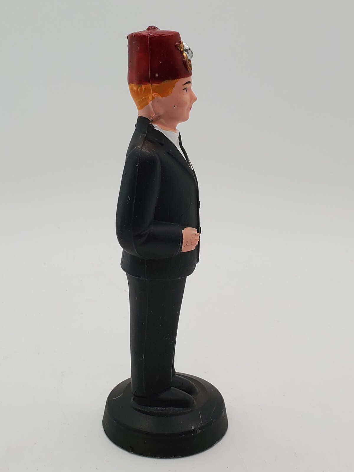 Vintage Masonic Shriners Plastic Dashboard Cake Topper Figure 4.5