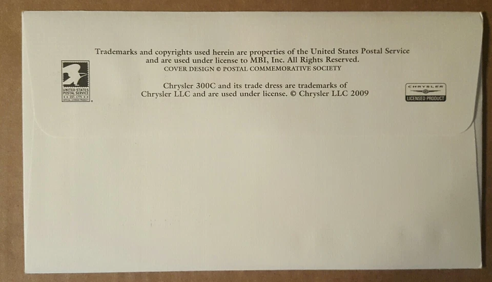 50s Fins and Chrome - 1957 Chrysler 300C - 22K Gold Plated Stamp - 2008 - BEST P - Image 2 of 4