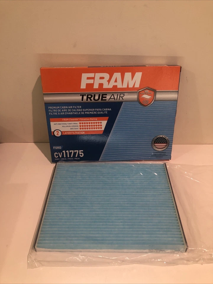 Filtro de aire de cabina FRAM CV11775 TrueAir Hepa para LINCOLN MKZ MKX FORD Edge Fusion Foto 4 de 4