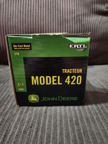 2004 ERTL John Deere Model 420 Tractor Die-cast 15481-1HC NEW - Picture 2 of 6