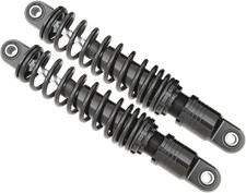 Drag Specialties Black Rear 11 Premium Shocks 1984-2025 Harley Touring Flhr