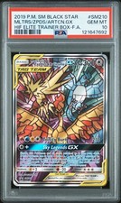PSA 10 Moltres Zapdos Articuno GX SM210 Sun & Moon Hidden Fates Black Star Promo