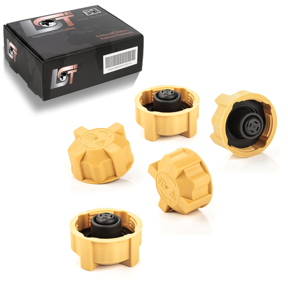 5x Radiator Cap 1.0 Bar for Workshops for RENAULT 19 TRAFIC