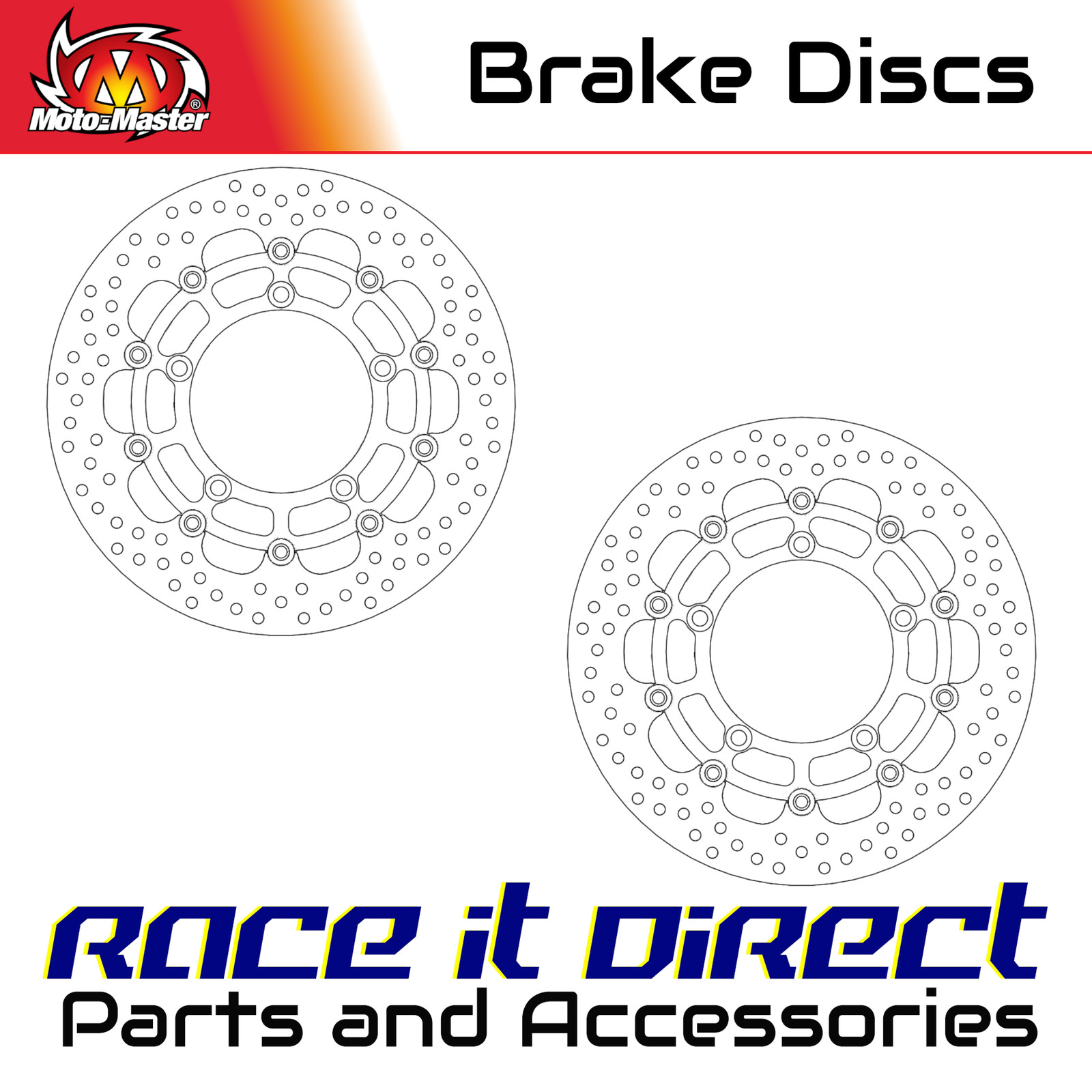 Brake Discs for SUZUKI GSF 1250 BANDIT ABS 2007-2010 Front Halo Floating Alu MM