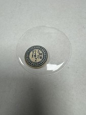 Vintage Unmarked Pocket Watch Mineral Crystal 39.21mm 17 7/16 14 7/8 7 Clear