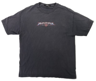 Vintage Y2K 2002 M L Black Dragon Ball Z Double Sided Saiyan Goku