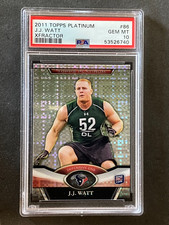 2011 Topps Platinum J.J. Watt Xfractor RC Texans Gem Mint PSA 10