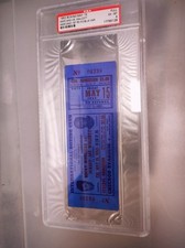 1953 Boxing Full Ticket Rocky Marciano vs. Jersey Joe Walcott Blue Var. PSA 6 