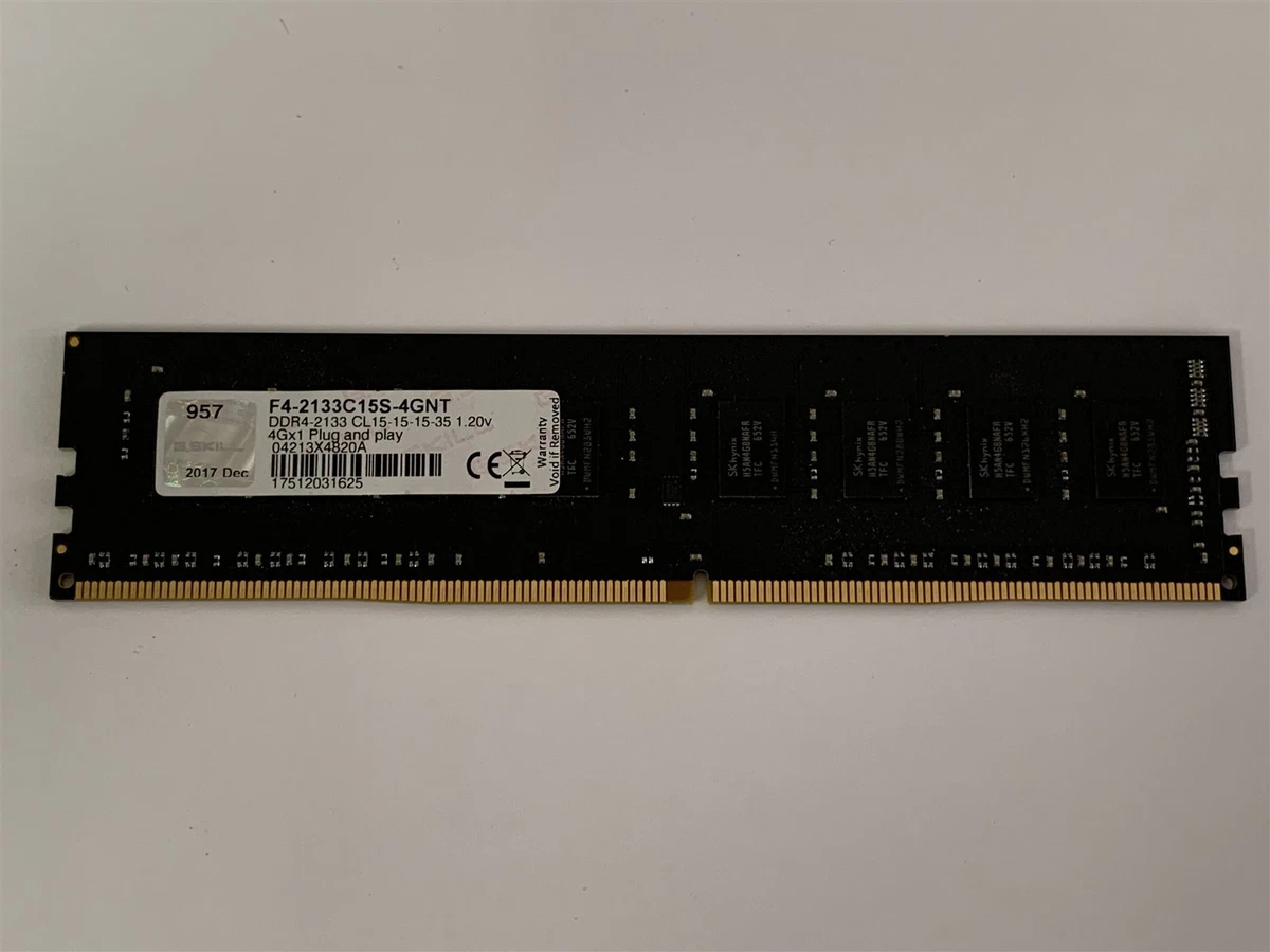 G. SKILL DDR4 SDRAM 4 GB Capacity per Module Memory (RAM) for sale