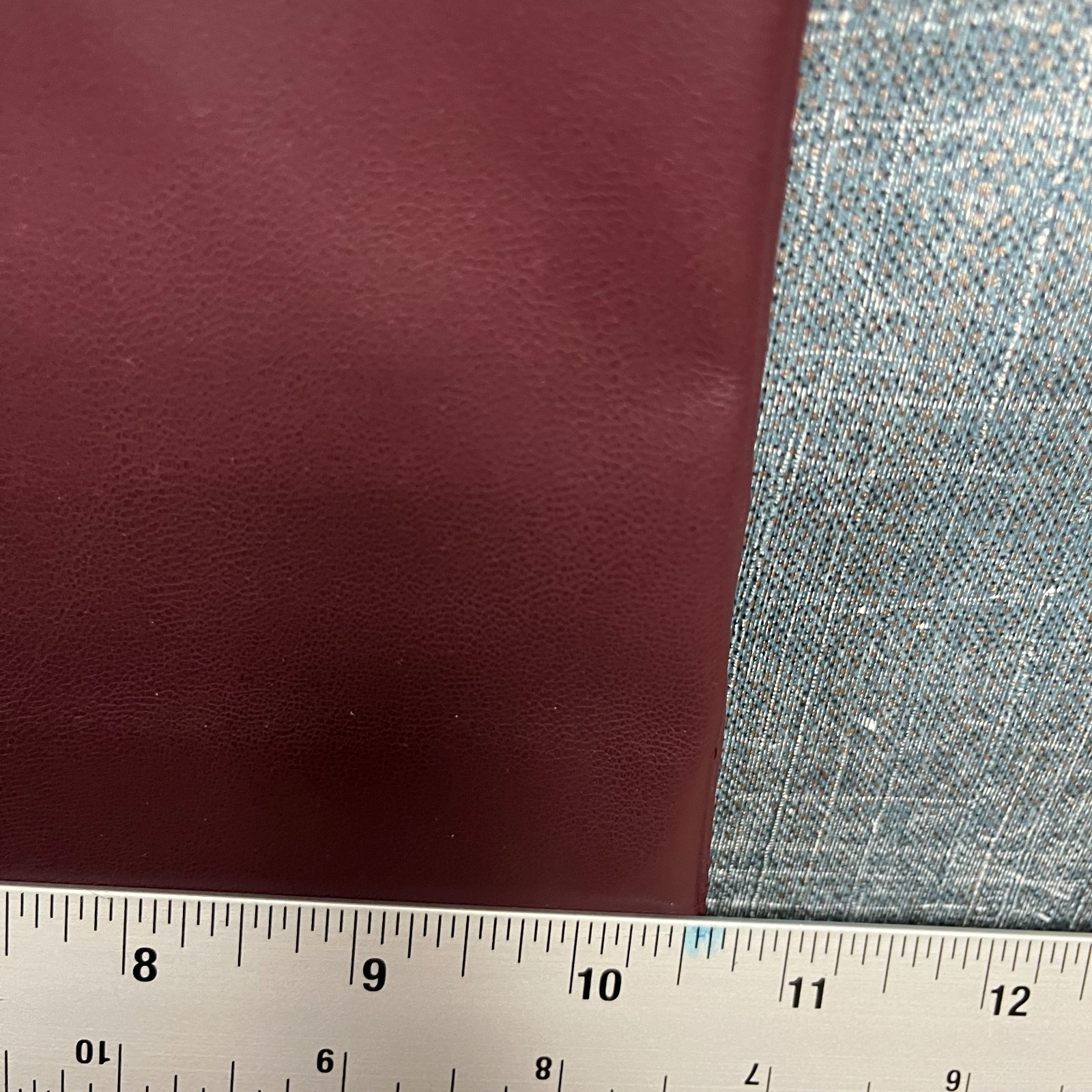 Banana Republic Women's Pants Size 2 Tall Burgundy Wide Leg Leather Button Fly thumbnail 7