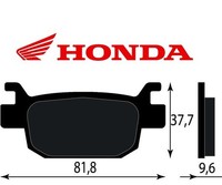 Bremsbelag Hinten 06435 KTW 901 Honda SH 125I 2 Kolben Bremssattel 125 2013