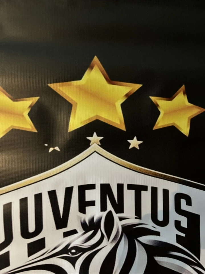 JUVENTUS Fútbol CLUB ITALIANO Banner Personalizado 3x 2 Pies Vinilo Colgar Hombre Cueva ⚽️ Foto 4 de 4