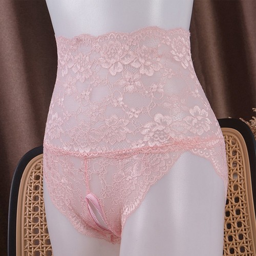 Womens Briefs Underwear Glossy High Stretch Lace Mesh See Through Sexy Briefs - Picture 11 of 21