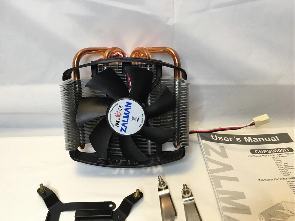 ZALMAN CNPS8000B 92mm FSB CPU Cooler Quiet Fan - Image 2 of 4