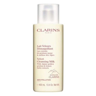 Clarins Lait Velours Demaquillant 400 ml Kombination oder fettige Haut MAXI SIZE***
