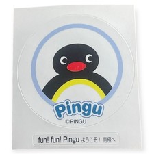 Pegatina revista promocional oficial Sony PlayStation 1 PS1 Pingu 3,5 cm