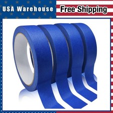4 Rolls Blue Painters Tape 0.94in x 22yd Masking Tape No Residue Easy Removal