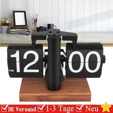 Mechanische Flip Uhr Retro Automatische Drehen Flip Uhr Für Büro Dekoration