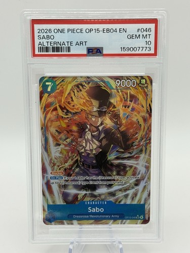 Sabo (Alternate Art) graded PSA 10 for sale on eBay
