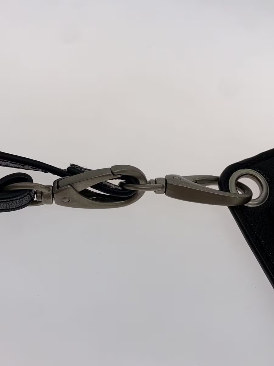 AMERI Shoulder Bag Leather Black Plain - image 7