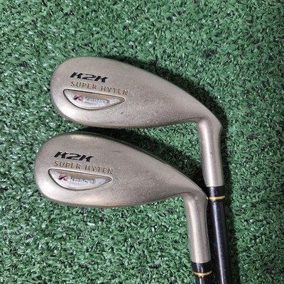Kasco K2K Super Hyten 7 & 8 Iron Set Graphite Shaft Regular Flex RH Japan