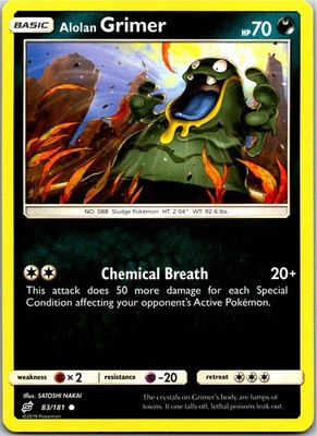 Alolan Grimer Common SM - Team Up 83/181 LP