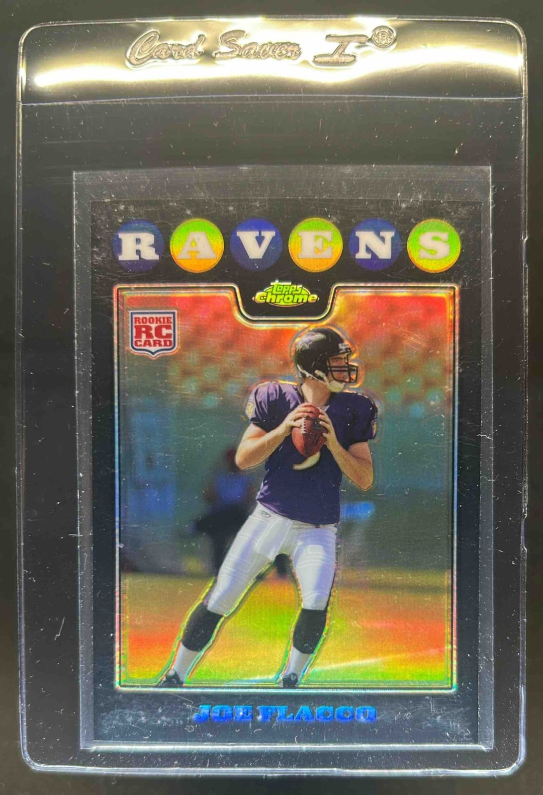 2008 Topps Chrome Joe Flacco RC Refractor Rookie #TC170 Ravens
