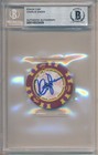 CHARLIE SHEEN SIGNED AUTOGRAPH LAS VEGAS POKER CHIP BGS AUTHENTIC AUTO BAS SP — photo 1