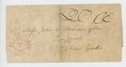 Mr Fancy Cancel STAMPLESS STAMFORD CT D???? NEW YORK 1836 FLS  — photo 1