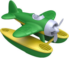 Seaplane, Green/Yellow - Pretend Play, Motor Skills, Kids Bath Toy Floating Vehi
