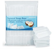 MAQIHAN Soap Base Natural 2LB - Clear Glycerin Base for Soap Making Melt and,,