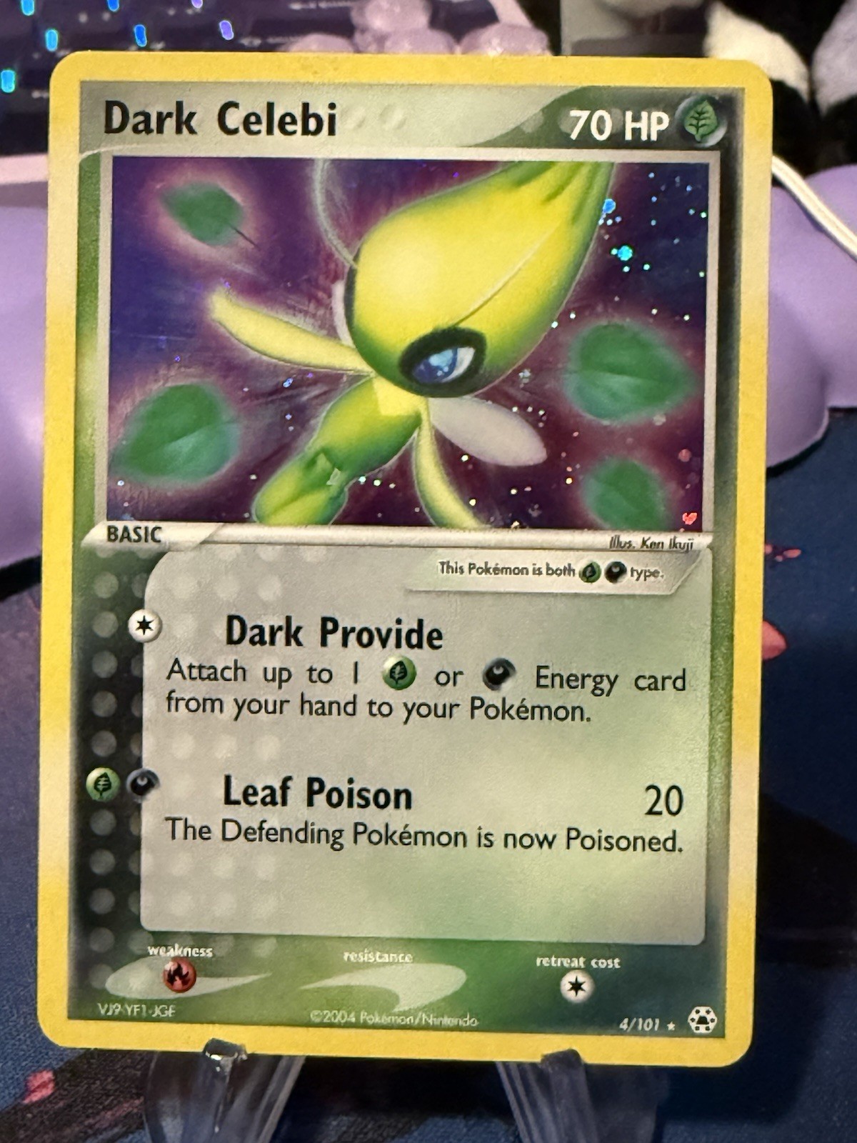 Pokemon TCG Dark Celebi 4/101 Hidden Legends Holo NM