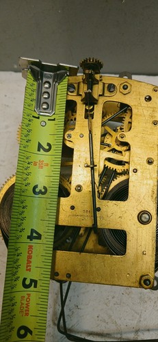 ansonia clock movement b24 Mantle Clock Parts - Picture 6 of 10