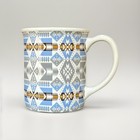 PENDLETON Woolen Mills Coffee Mug Silver Bark Southwest Blanket Design 18oz