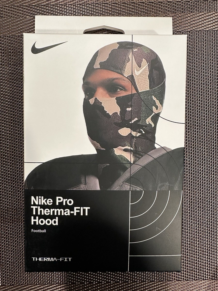 Nike Pro HyperWarm Hood Ski Mask Balaclava Green Camo - Free