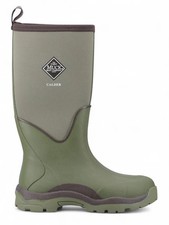 Image of Muck Boot Calder Waterproof Neoprene Wellington Boots - Green-Size UK 7
