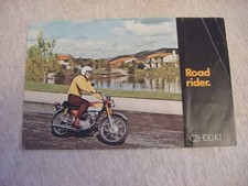 Vintage 1971 ? Honda CB-100 K1 Motorcycle Brochure