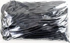 ZOOM FINESSE WORM 100 PACK BULK 4.5" 004-038 BLACK F1338
