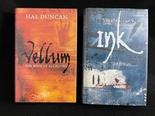Hal Duncan The Book Of All Hours Vol 1 & 2 Signed HB 1st Edition Vellum & Ink