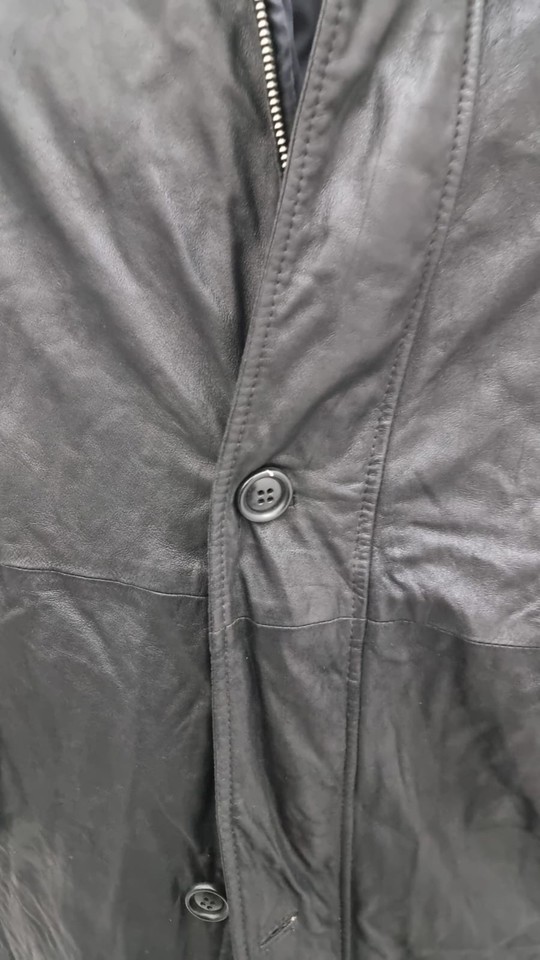 Veste En Cuir Noir Homme pas cher - Rakuten