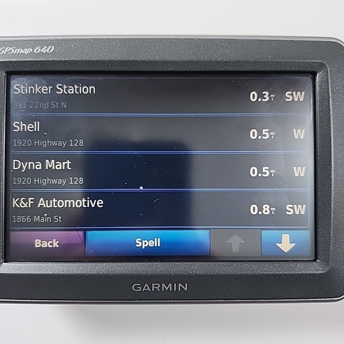 Garmin GPS Map GPSMap 640 Chart Plotter -XM Radio - Marine & Auto GPS System - 第 7/13 張圖片