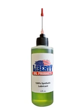 Liberty Oil 100 Synthetic Machine Lubricant 4oz with Needle Tip Applicator