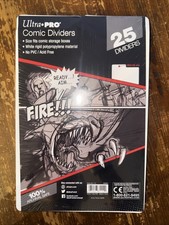 🔥 25 divisores de cómics Ultra Pro con pestañas blancas se adaptan a cajas de almacenamiento NUEVO SELLADO🔥