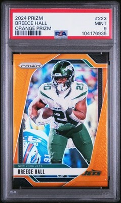 Breece Hall 2024 Panini Prizm Orange Prizm