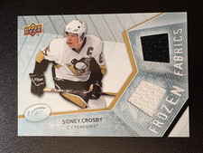 2008-09 Upper Deck Ice Sidney Crosby Pittsburgh Penguins Frozen Fabrics (#FF-SC)