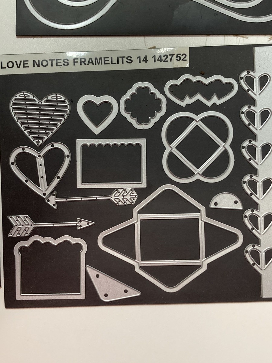 Stampin' Up! Heart Valentine Thinlets Sizzix Embossing 4 Sets | eBay