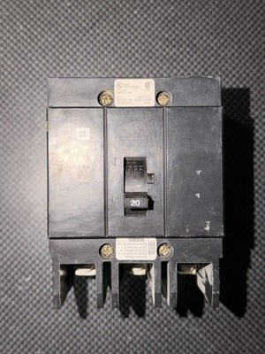Eaton GHB3020 20A 3-Pole Industrial Circuit Breaker Bolt-On 277/480VAC