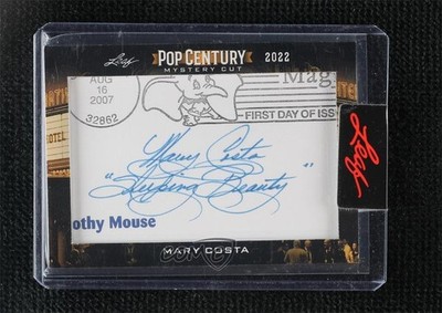 2022 Leaf Metal Pop Century Mystery Cut Signatures Mary Costa #M-MC1 Auto 0us4